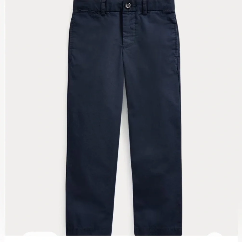 Polo Ralph Lauren boys Straight Fit Flex Abrasion Twill Navy Blue Pant size 7